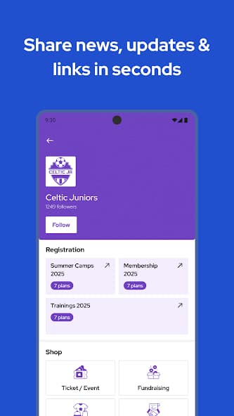 Club Management App screenshot 2