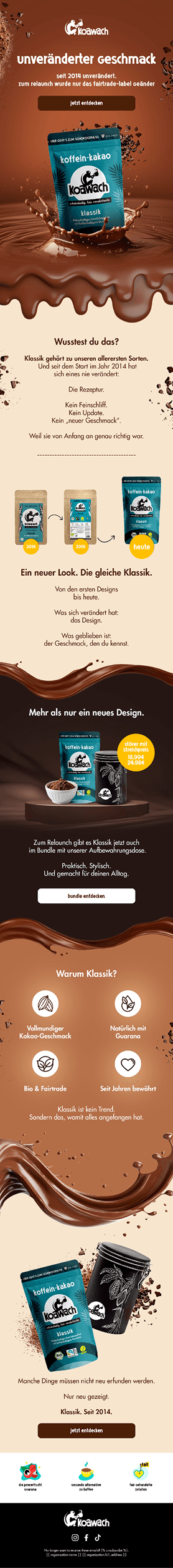 Premium Chocolate Promotional Email